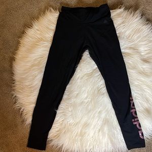 Adidas Black Leggings Size Medium EUC